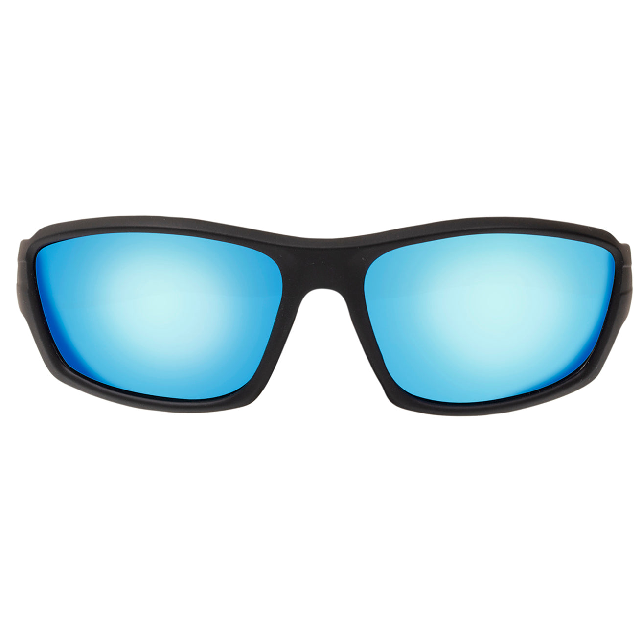 Lunettes de soleil mixte sport Noir verres mirroirs