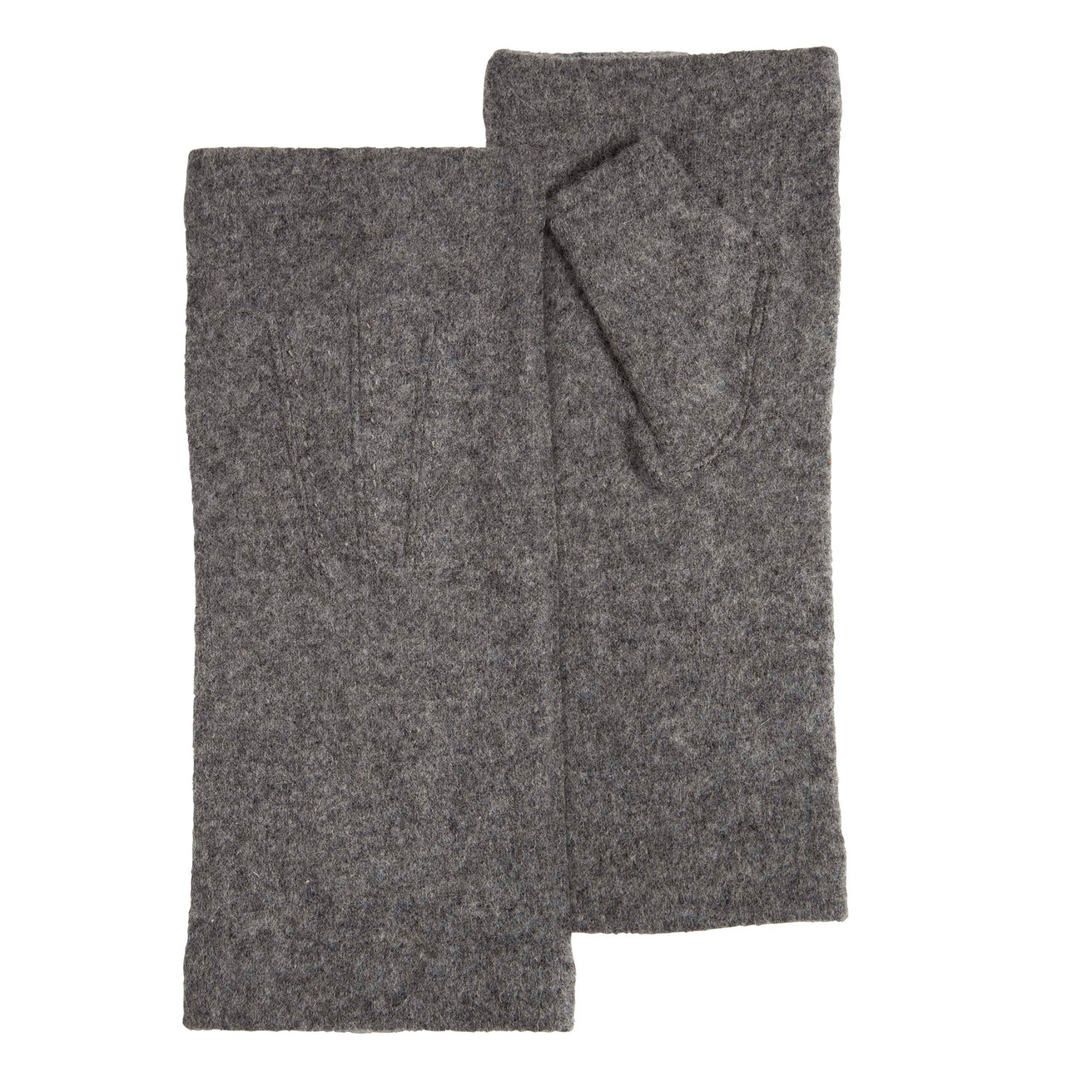 Mitaines Femme en Laine Gris Chiné