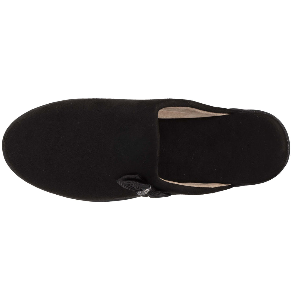 Chaussons mules Femme Talon Nœud Noir - Isotoner