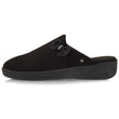 Chaussons mules Femme Talon Nœud Noir