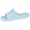 Mules claquettes Femme ajourées Blanc bleu - Isotoner