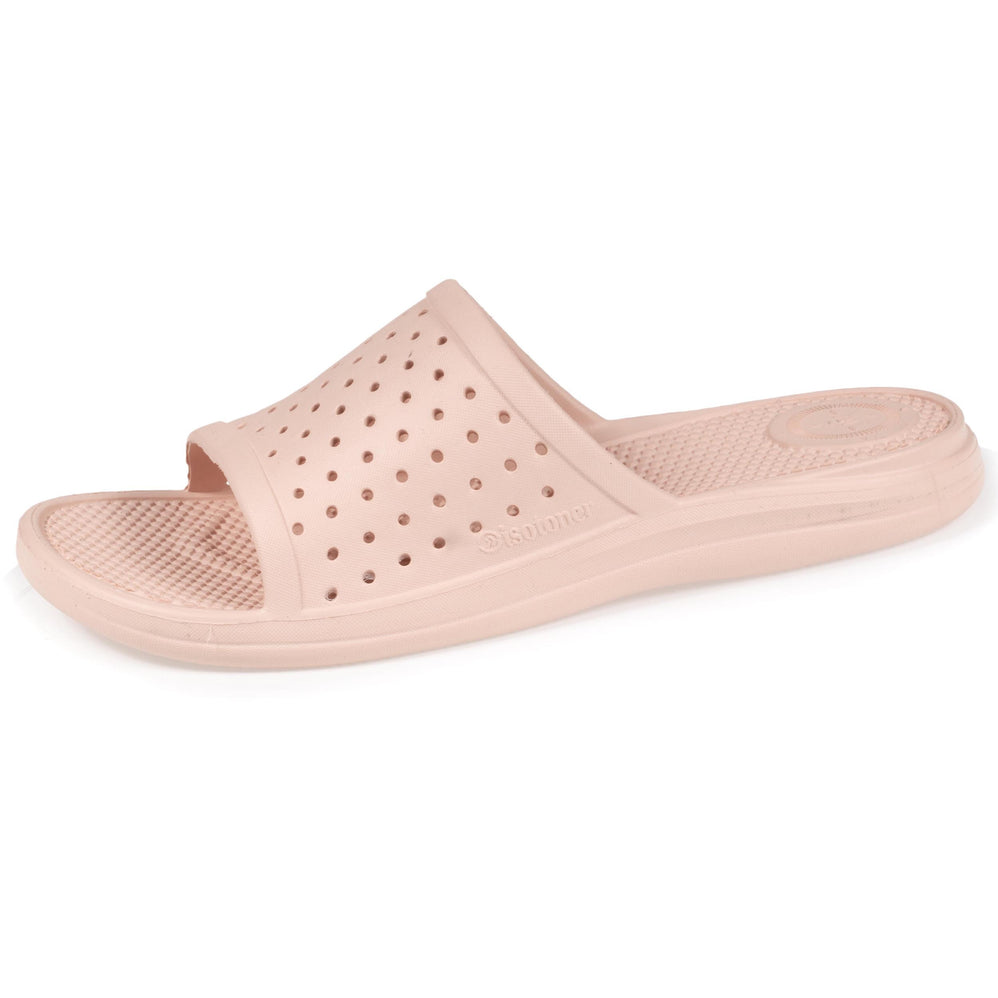 Mules claquettes Femme ajourées Nude - Isotoner