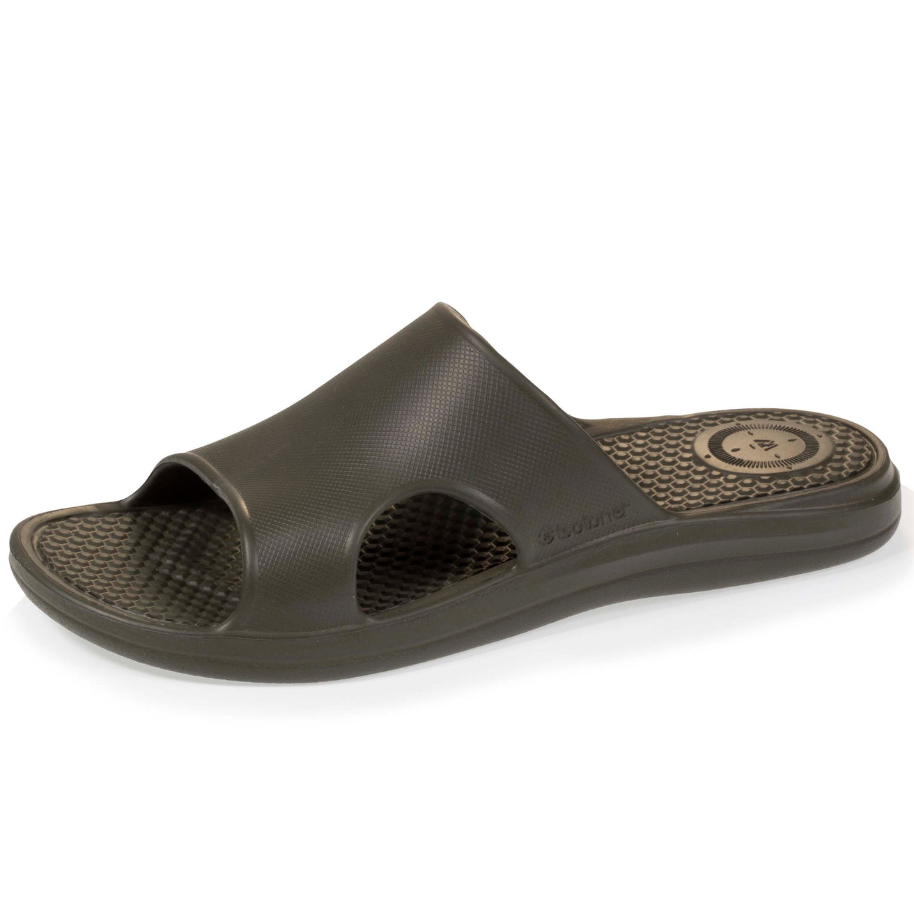 Mules claquettes Homme Kaki