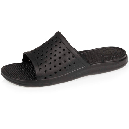 Mules claquettes Femme ajourées Noir - Isotoner