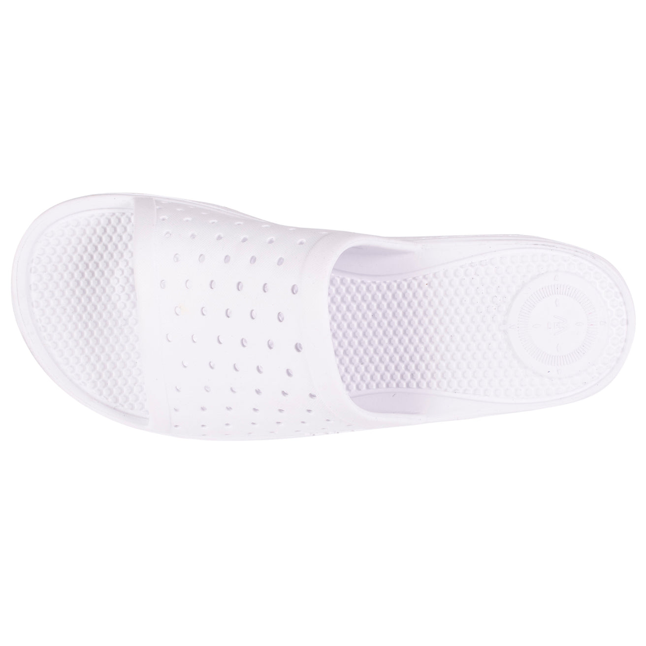 Mules claquettes Femme ajourées Blanc