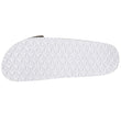 Mules claquettes Femme double bride Gris pailleté