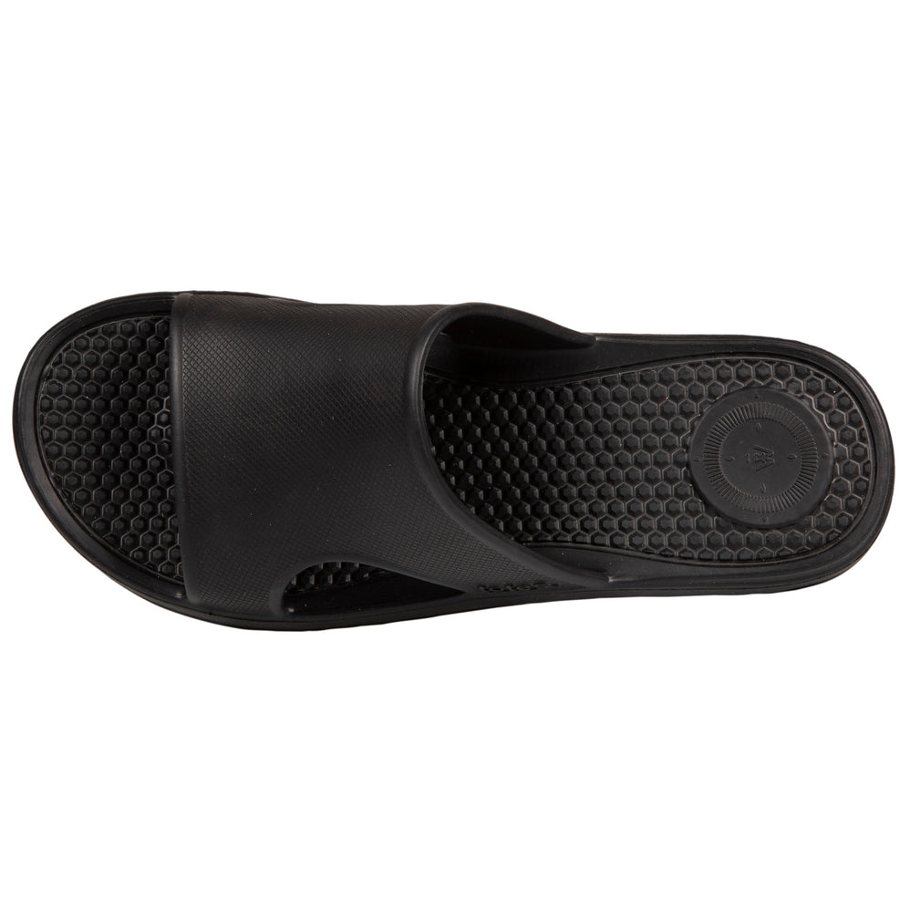 Mules claquettes Homme Confort Noir - Isotoner