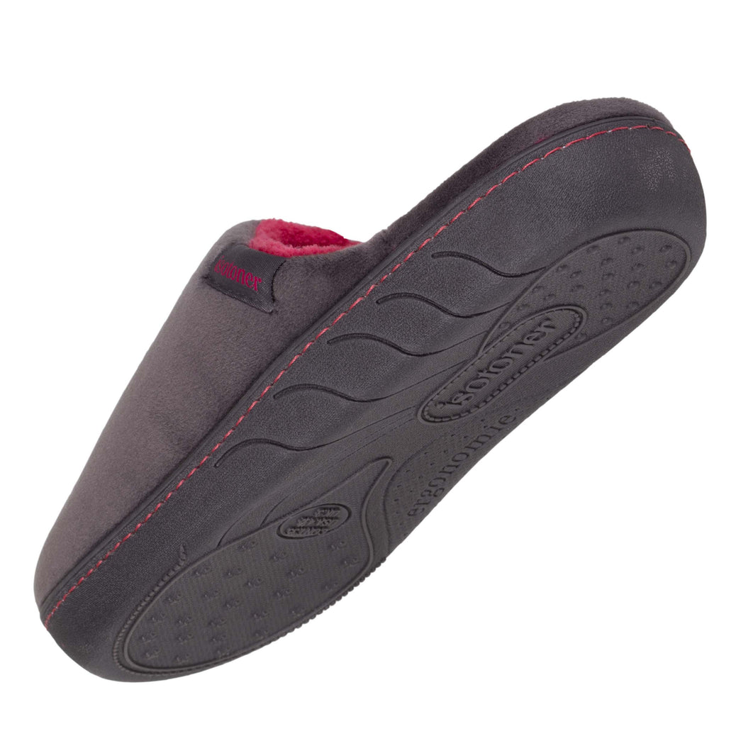 Isotoner Chaussons pantoufles Mules garçon en tissu polaire, semelle ergonomique confort, 36 EU, kaki chiné Isotoner Chaussons pantoufles Mules garçon en tissu polaire, semelle ergonomique confort, 36 EU, kaki chiné