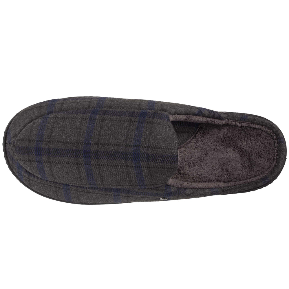 Chaussons mules Homme Tartan - Isotoner