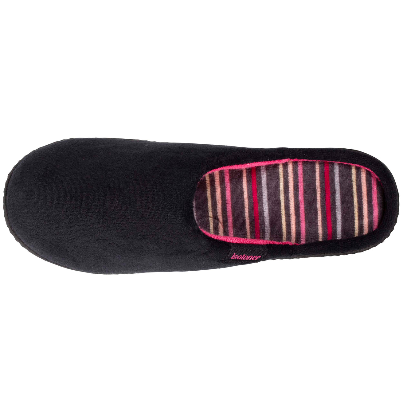 Chaussons mules Femme Noir Isotoner1