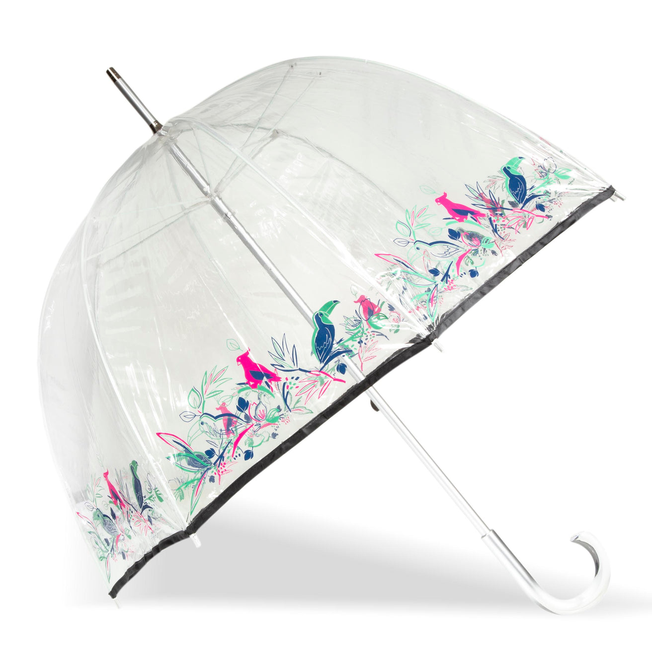 Parapluie transparent PVC/Toucan