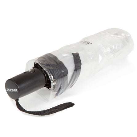 Parapluie Transparent PVC/Noir - Isotoner