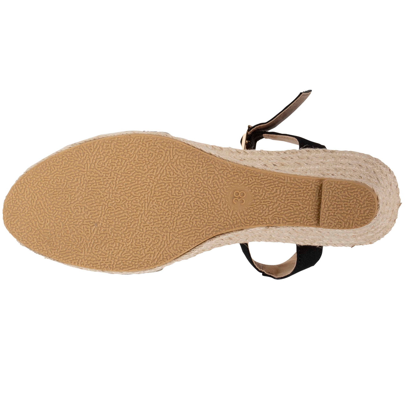 Espadrilles Femme détail doré talon corde