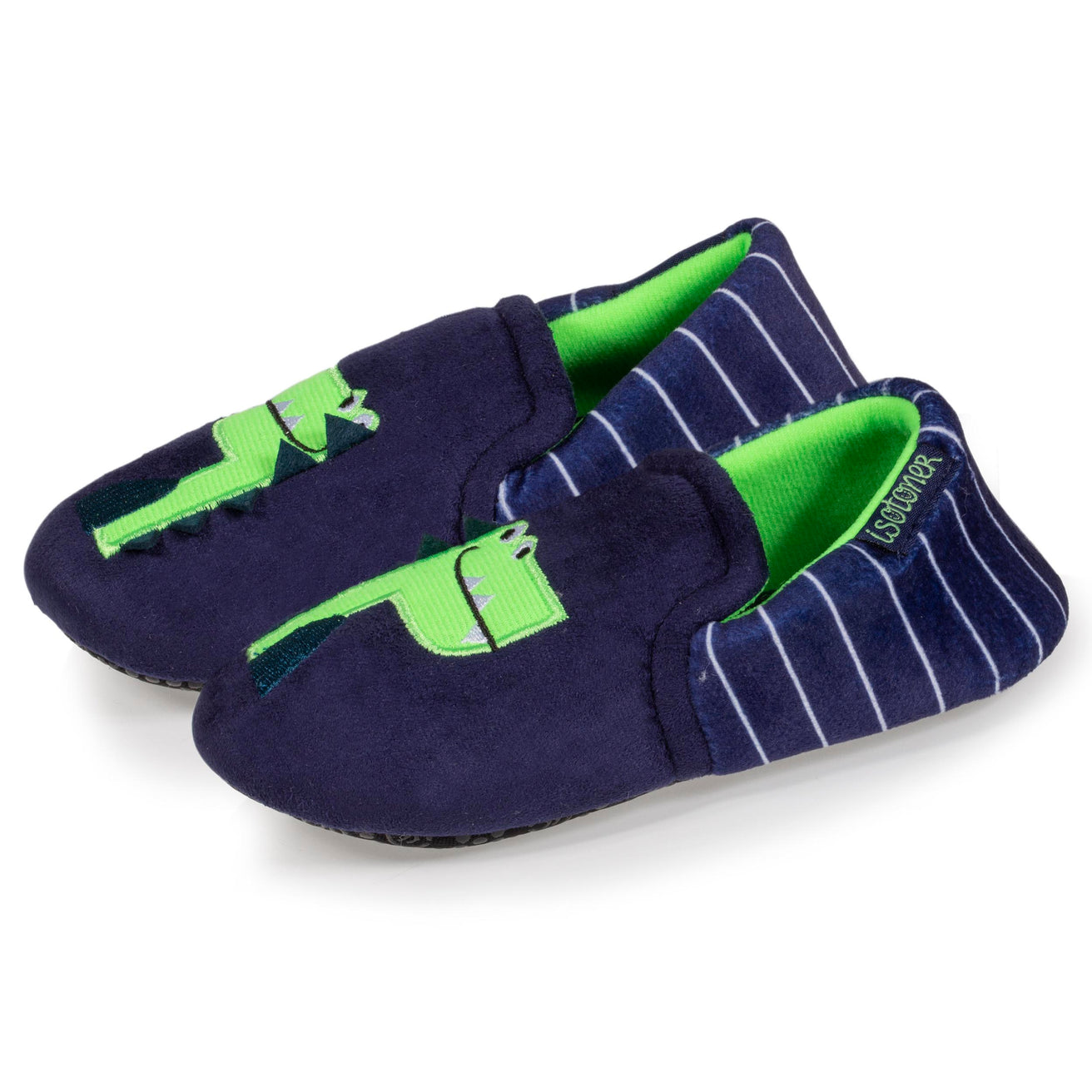 Chaussons slippers Enfant Dinosaure Marine Isotoner
