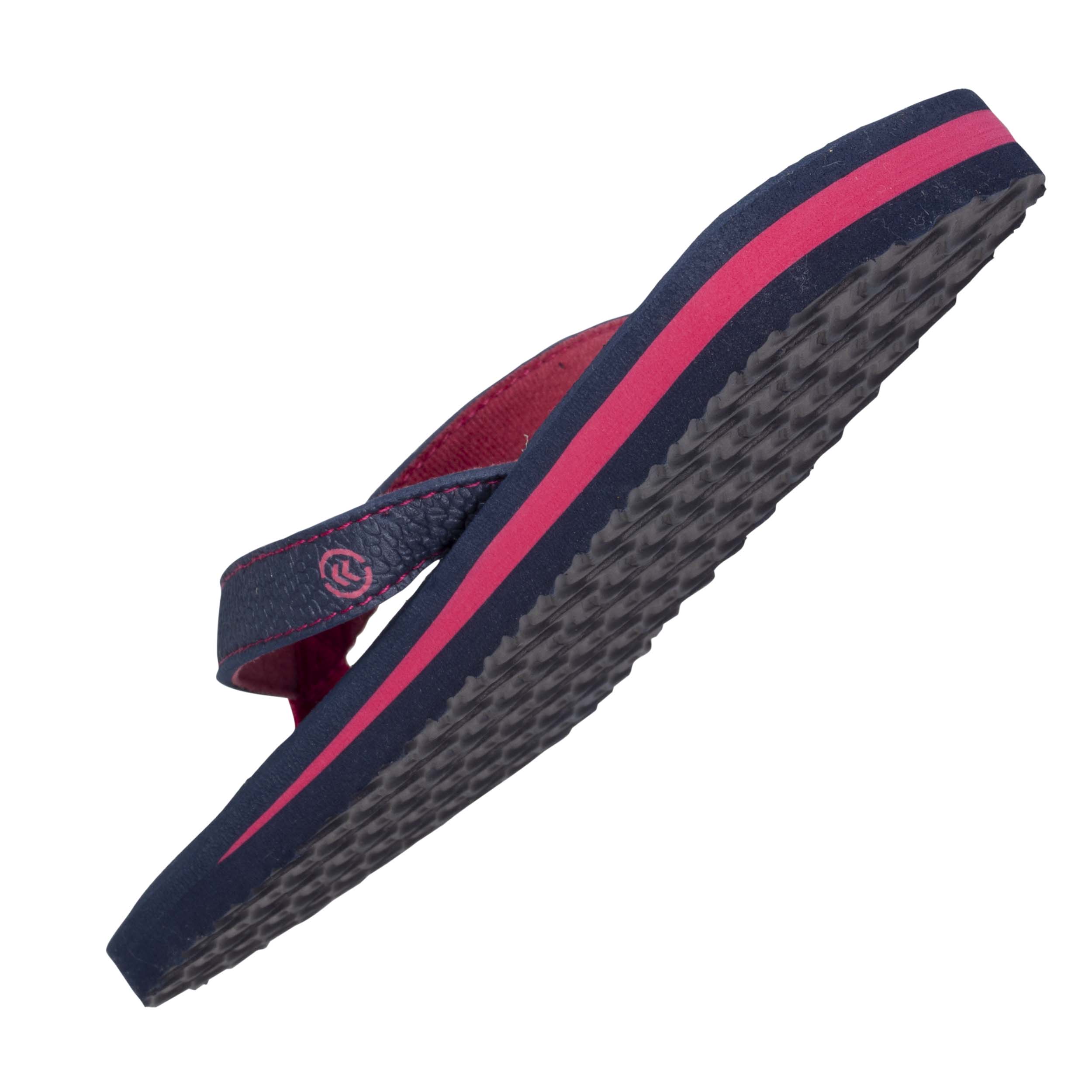 Tongs Femme rayures Marine Isotoner.fr