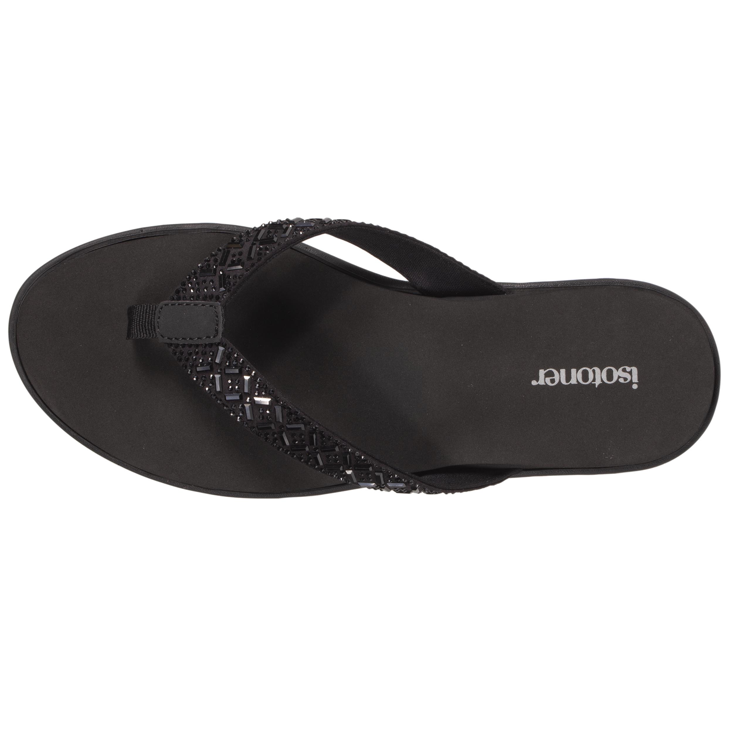 Tongs Femme sport confort Perles chics Isotoner.fr