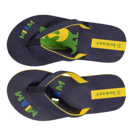 Tongs Garçon Dino Marine - Isotoner