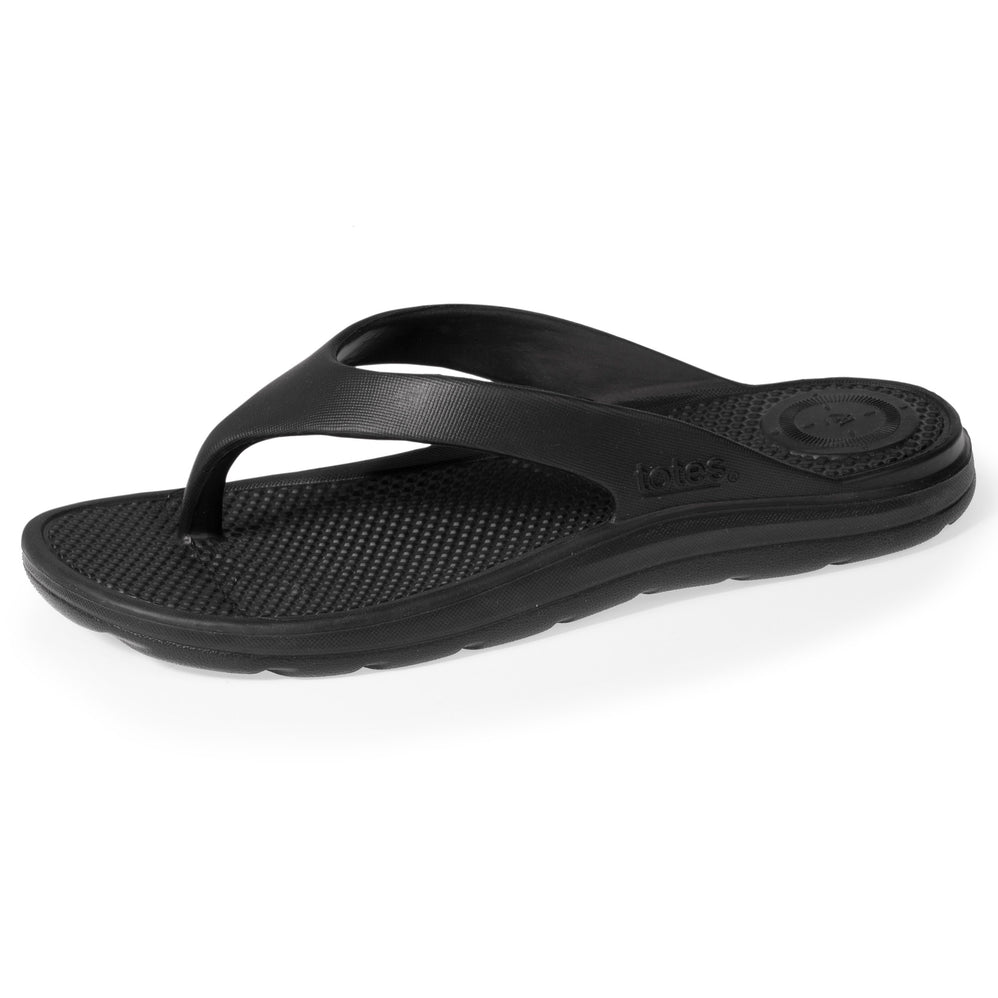 Tongs Femme Confort Noir - Isotoner