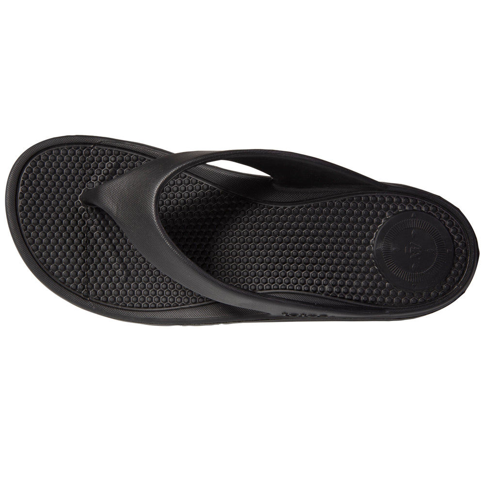 Tongs Femme Confort Noir - Isotoner