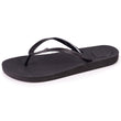 Tongs Femme tige paillettes Noir