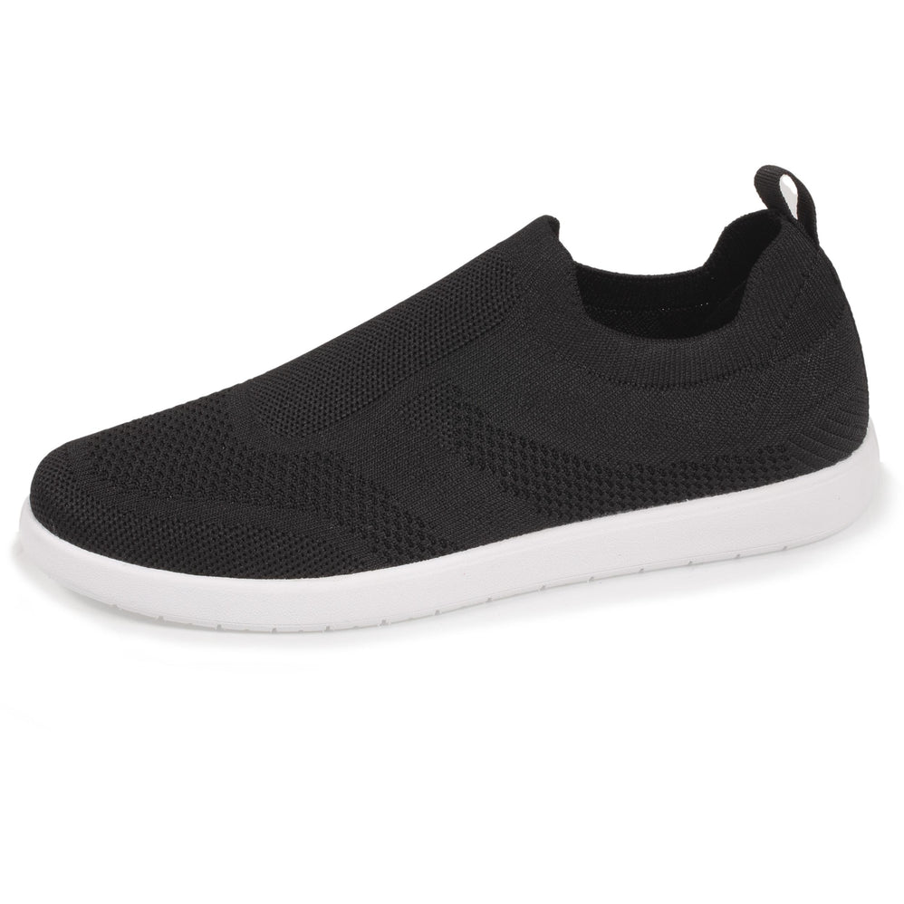 Baskets Confort Homme Slip-on Noir - Isotoner