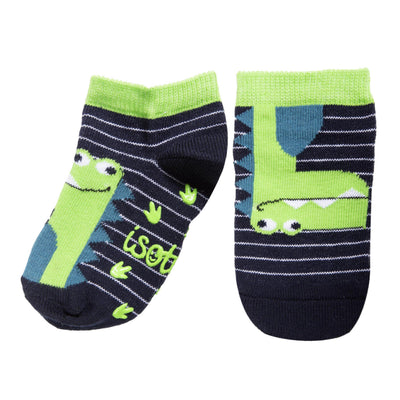 5 Paires Chaussettes Antidérapantes Bébé Fille 1-3 Ans – Coton Doux Dentelle Automne/Hiver, Motifs Floraux Violets, Grip Sol