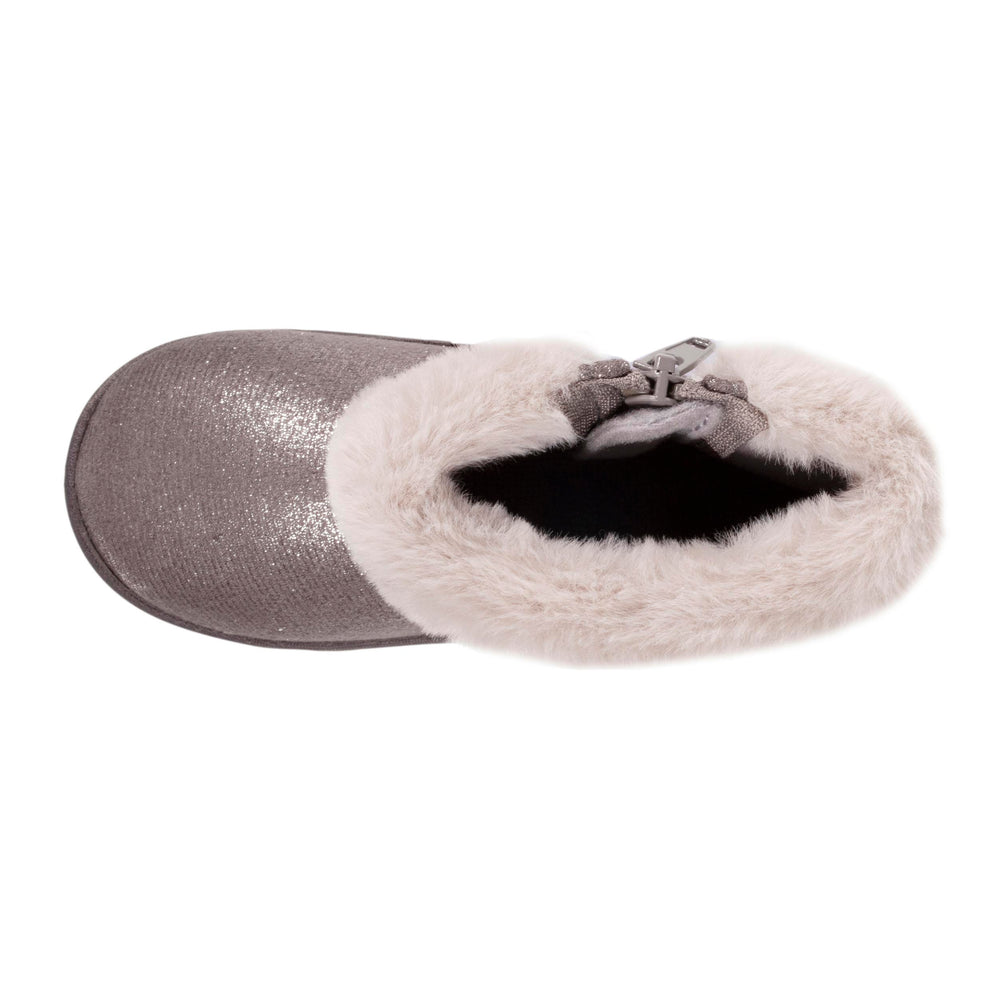 Chaussons bottillons zip Bébé Gris irisé - Isotoner
