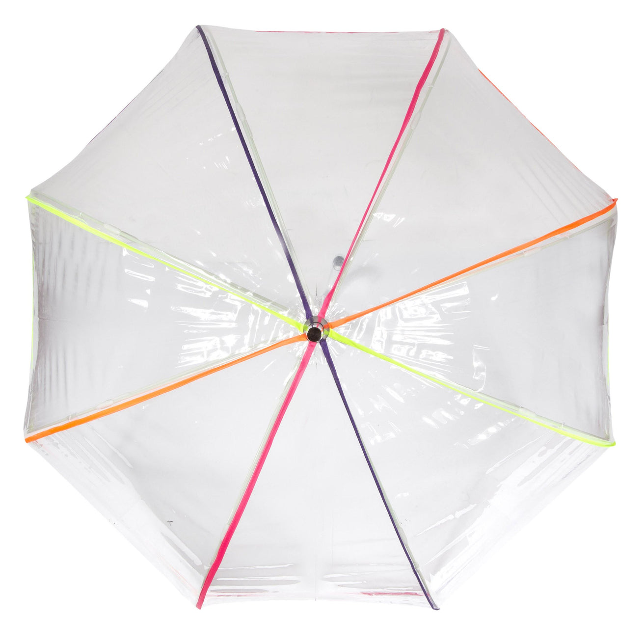 Parapluie transparent PVC/Néon