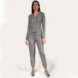 Pantalon jogger Femme Gris chiné