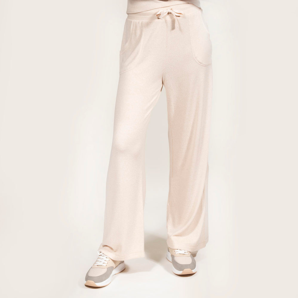 Pantalon large Femme Beige - Isotoner