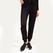 Pantalon jogger Femme tissu côtelé Noir