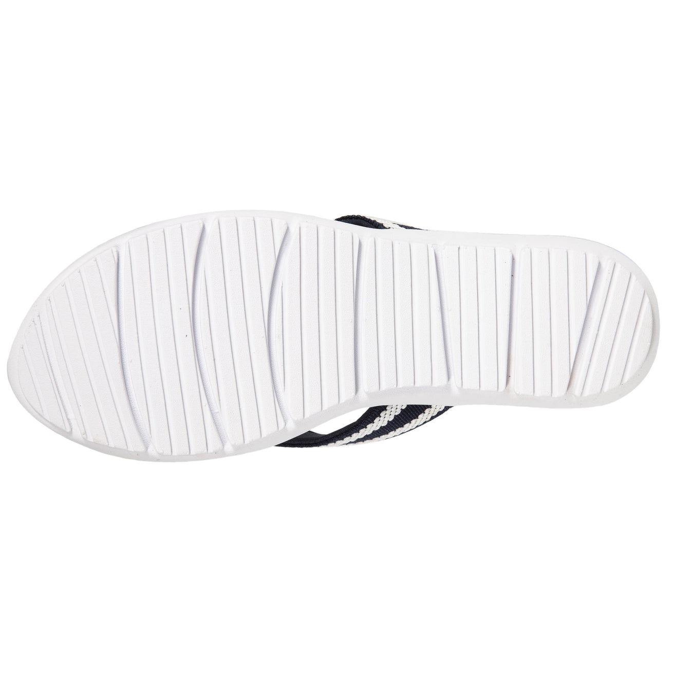 Tongs sport Femme confort tige rayure Marine