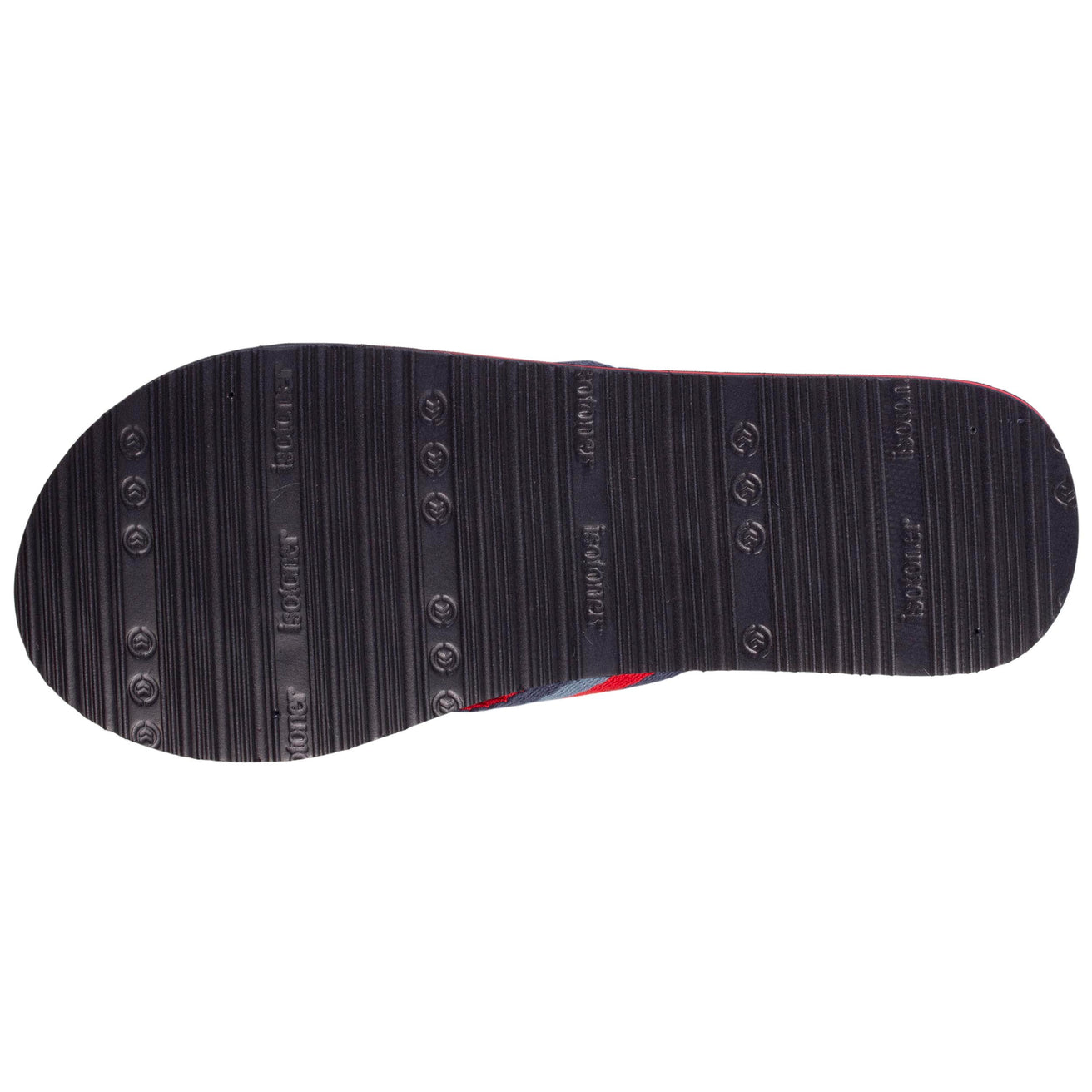 Tongs tige large Homme rayure Marine